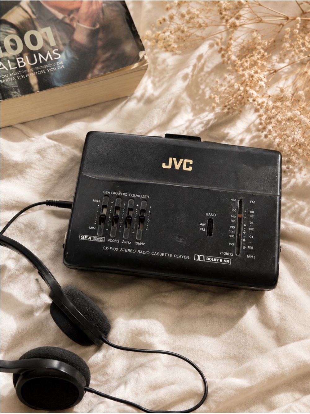 Vintage Walkman JVC CX-F100 Stereo Radio Cassette Player